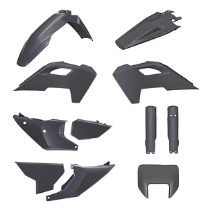 Kit Plásticos Completo com Porta-Farol Husqvarna TE / FE (2024-2025) Nardo Grey - Polisport
