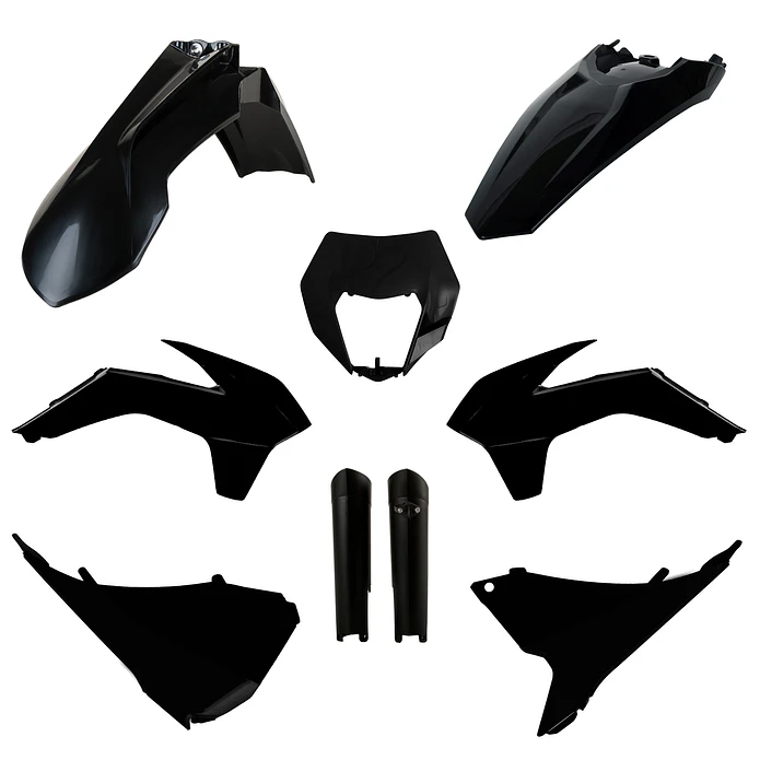 Kit Plásticos Completo KTM EXC / EXC-F (2014-2015) Preto - Polisport 1