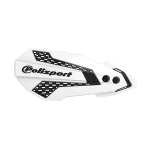 Proteções de Mãos MX Flow Beta RR / X-Trainer (2012-2026) Branco e Preto - Polisport