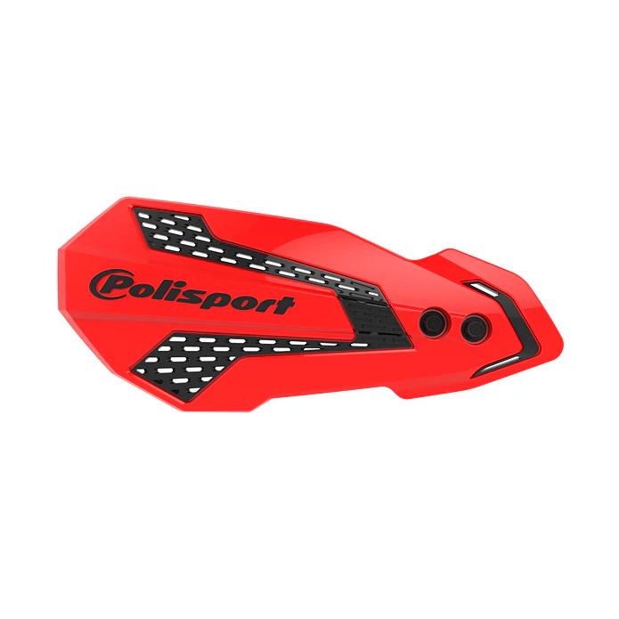 Proteções de Mãos MX Flow Honda CR / CRF (2004-2026) Vermelho e Preto - Polisport 1