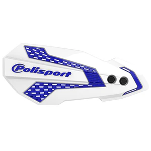 Proteções de Mãos MX Flow Yamaha YZ / YZF / WR (2008-2026) Branco e Azul - Polisport