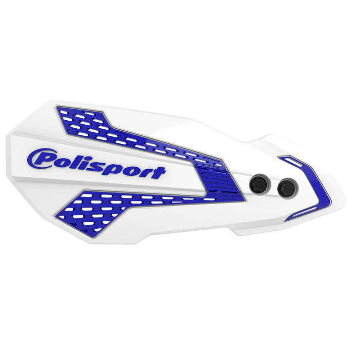 Proteções de Mãos MX Flow Yamaha YZ / YZF / WR (2008-2026) Branco e Azul - Polisport 1