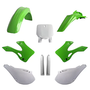 Kit Plásticos Kawasaki KX125 / KX250 1999-2002 (Cor OEM) 91477