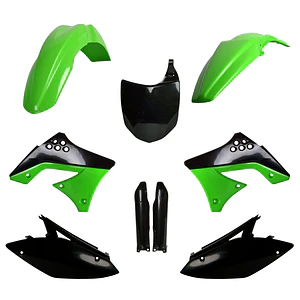Kit Plásticos Kawasaki KX250F 2009-2012 (Cor OEM) 