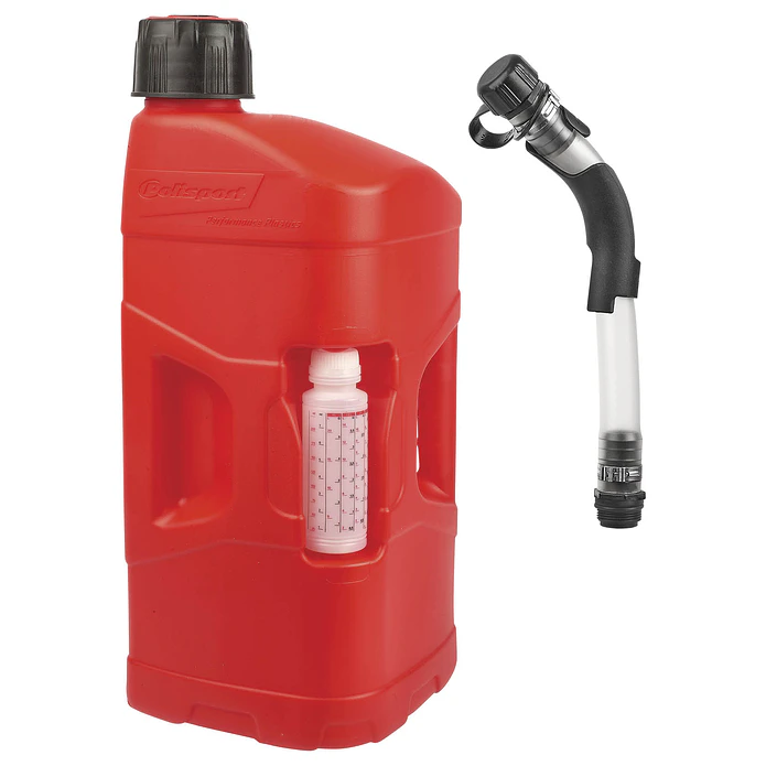 Bidão de Gasolina ProOctane 20L com Mangueira Vermelho - Polisport 1