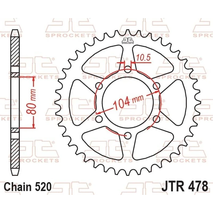 Kit de Transmissão EK X-Ring Kawasaki Vulcan 650 (2015-2025) 3