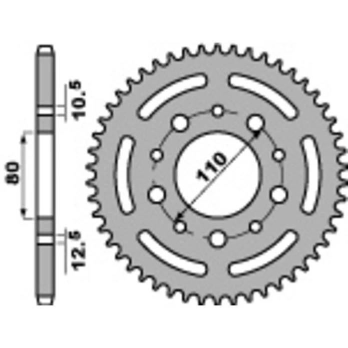 Kit de Transmissão EK X-Ring Honda CRF 1100 L Africa Twin (2020-2025) 3