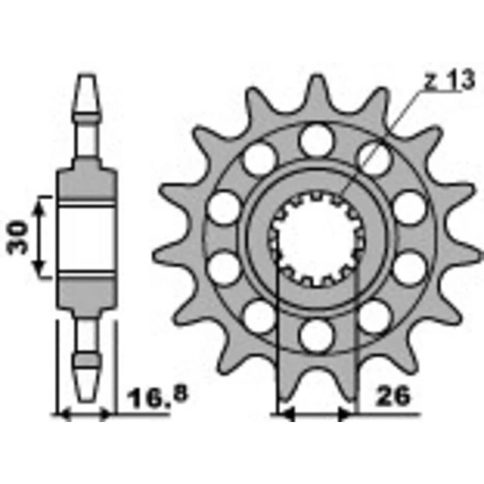 Kit de Transmissão EK X-Ring Honda XL 750 Transalp / XL 750 Transalp E-CLUTCH (2023-2026) 4