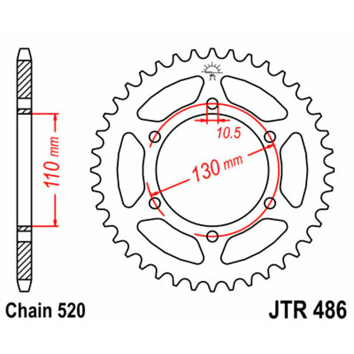 Kit de Transmissão EK X-Ring Kawasaki Eliminator 500 (2024-2026) 3