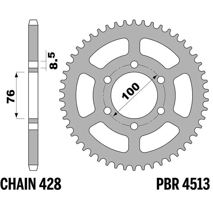 Kit de Transmissão EK Yamaha YZF-R125 / R125 (2019-2026) 3