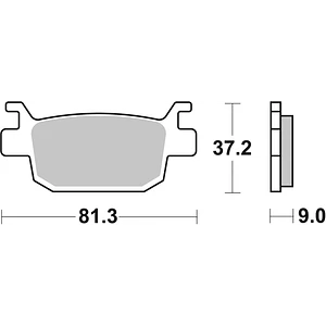 Pastilhas de Travão SBS 193HF Honda SH / NSS Forza / ADV