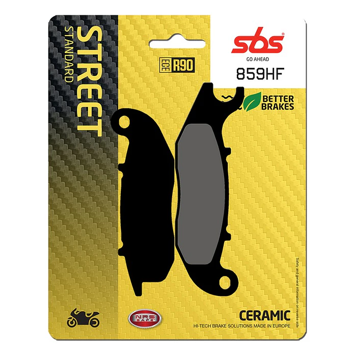 Pastilhas de Travão Frente SBS 859HF Honda CRF / XL Transalp, FB Mondial, Yamaha WR e outras 1