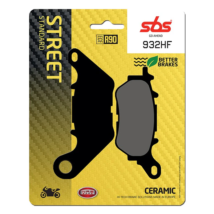 Pastilhas de Travão Trás SBS 932HF Yamaha YZF-R3 / MT-03 / YZF-R25 / MT-25 1