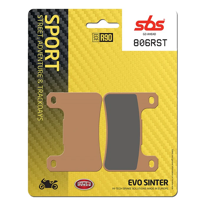 Pastilhas de Travão Frente SBS 806RST Kawasaki Z / Ninja / Versys / ZX, Suzuki DL / M e outras 1