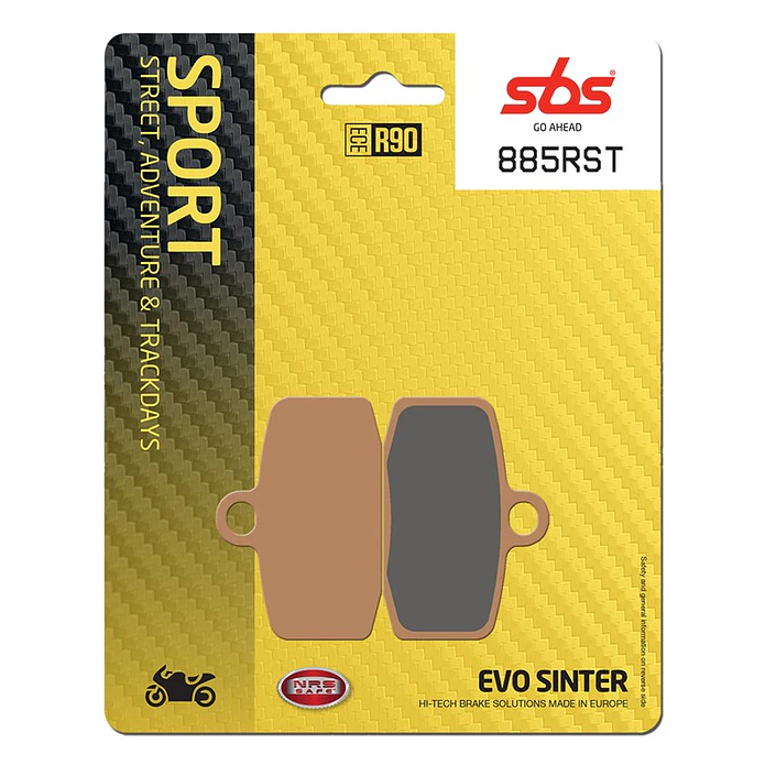 Pastilhas de Travão Frente SBS 885RST KTM Freeride / SX, Ohvale GP-0, Husqvarna TC 85 e outras 1