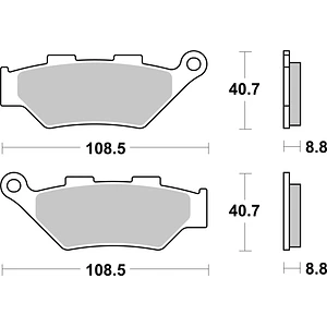 Pastilhas de Travão Frente SBS 983HS Benelli TRK / Imperiale