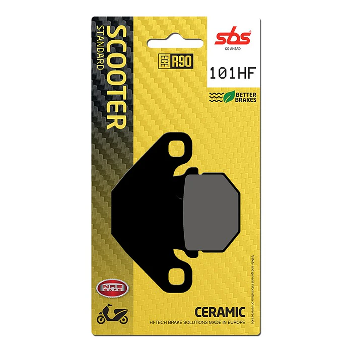 Pastilhas de Travão SBS 101HF Aprilia Scarabeo / RS-4, Rieju RS3, Peugeot Metropolis e outras 1