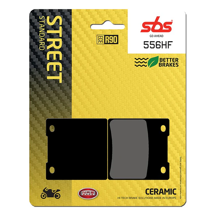 Pastilhas de Travão SBS 556HF Suzuki GSX / GSF Bandit / GS, Kawasaki ZRX / ZXR / ZZ-R e outras 1