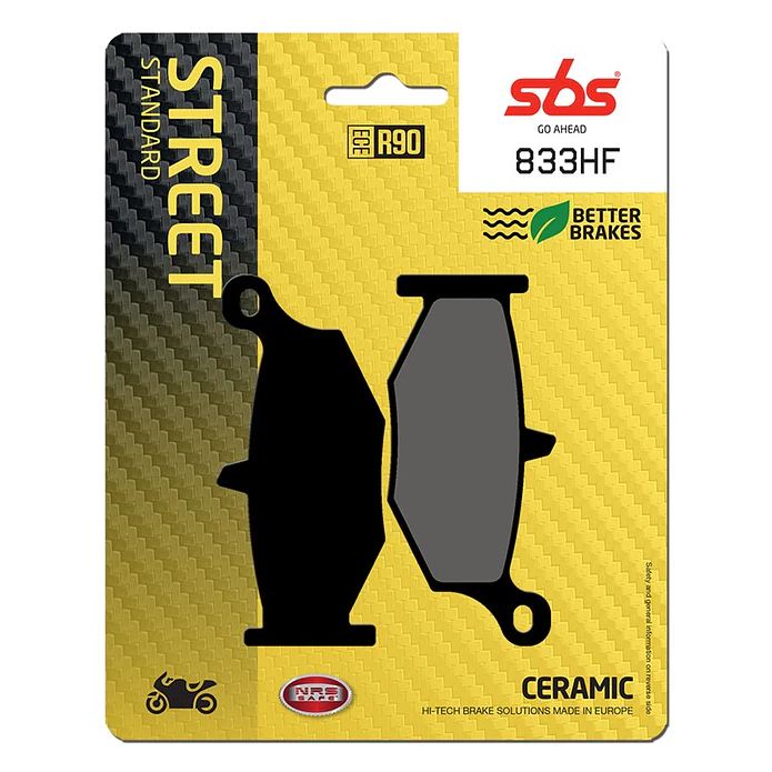 Pastilhas de Travão Trás SBS 833HF Suzuki DL / GSX Hayabusa / GSX-R / GSR / B-King e outras 1