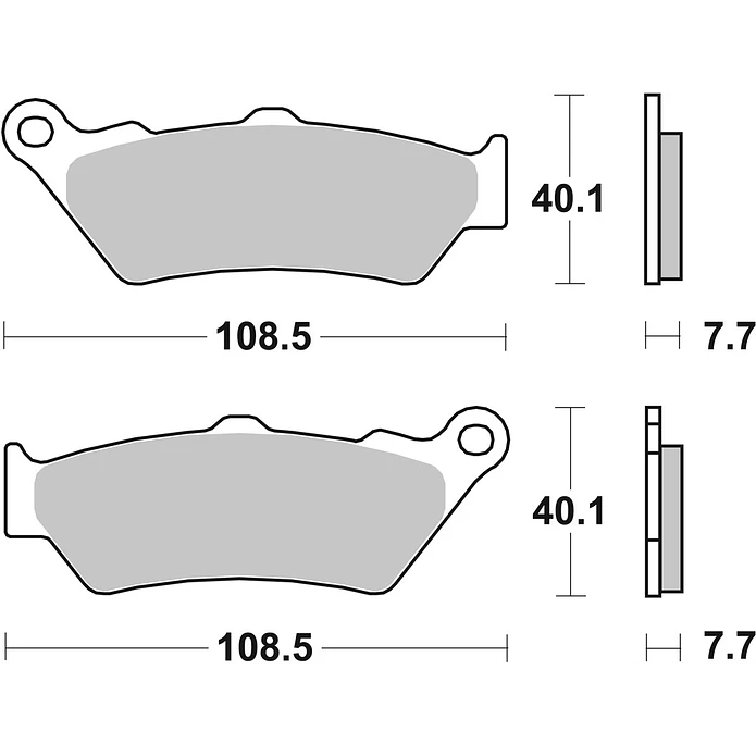Pastilhas de Travão SBS 674HS BMW R / F / K, Indian Motorcycle, Ducati Diavel e outras 2