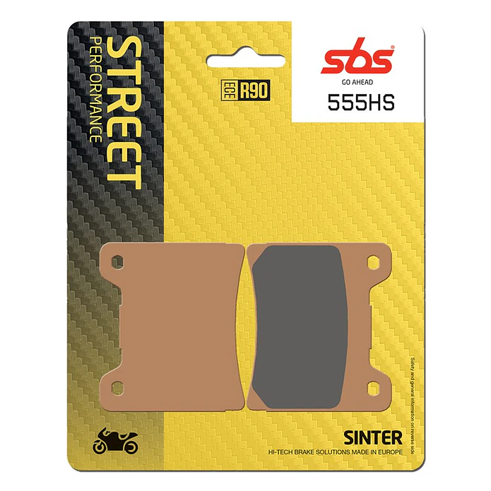 Pastilhas de Travão SBS 555HS Yamaha XJ / FJ / FZ / XV Virago / XV / FZR / VMX / XJR e outras 1
