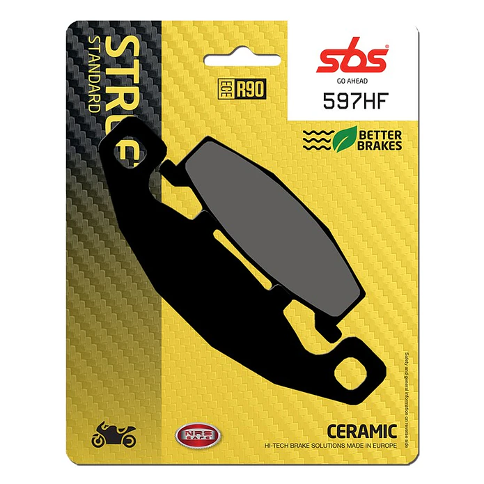 Pastilhas de Travão SBS 597HF Kawasaki GPX / ZZR / GPZ / KLE / Zephyr / EX / ZX Ninja e outras 1