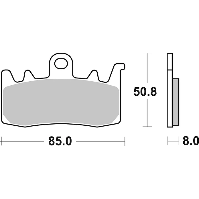 Pastilhas de Travão SBS 900DC Ducati Scrambler / Multistrada, Indian Motorcycle, BMW R e outras 2
