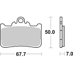 Pastilhas de Travão Frente SBS 994HS Honda CB Hornet / CB / NX +