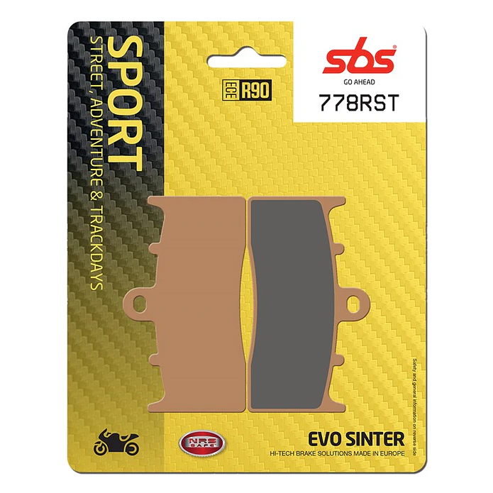 Pastilhas de Travão Frente SBS 778RST BMW K / R / K Bagger / K Grand 1