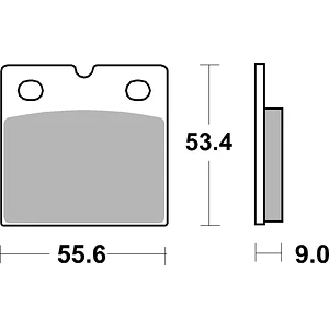 Pastilhas de Travão SBS 506HF BMW K 75 / K / R / R100 / K100