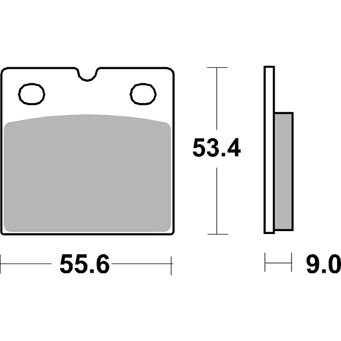 Pastilhas de Travão SBS 506HF BMW K 75 / K / R / R100 / K100, Moto Guzzi V35, MZ ETZ e outras 2