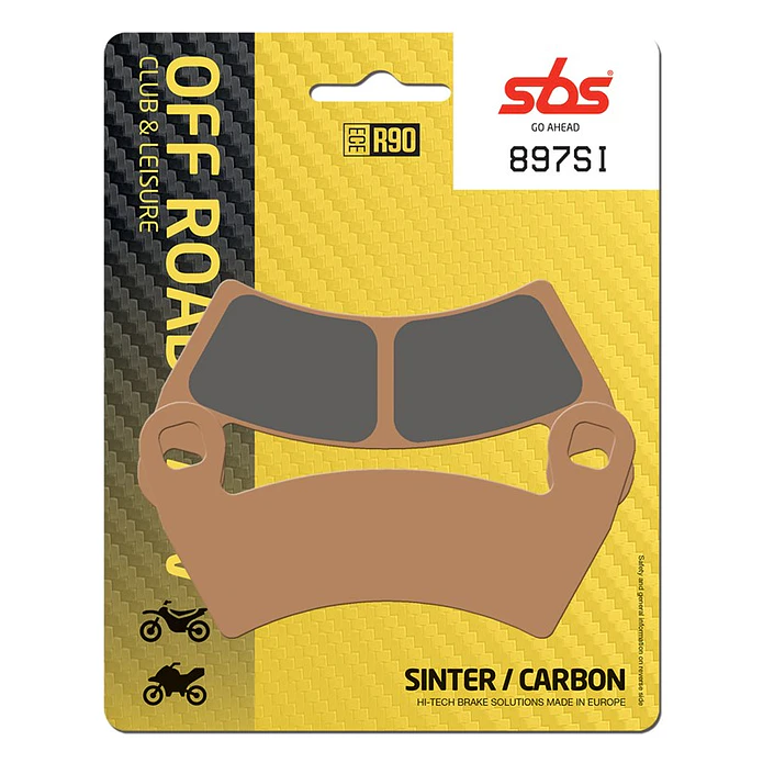 Pastilhas de Travão SBS 897SI Polaris Ranger / RZR / Xpedition / General / MV Diesel e outras 1