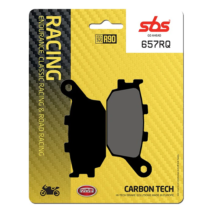 Pastilhas de Travão Trás SBS 657RQ Honda CRF Africa, Suzuki GSX-S, Kawasaki Versys / Z e outras 1
