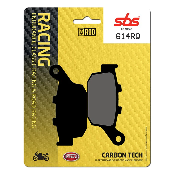 Pastilhas de Travão Trás SBS 614RQ Triumph Tiger / Bonneville / Trident, Kove X / F e outras 1