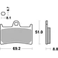 Pastilhas de Travão Frente SBS 634DC Yamaha MT-09 / YZF-R1 / Tracer 7 / XSR / Tracer 9 e outras - Thumbnail 2