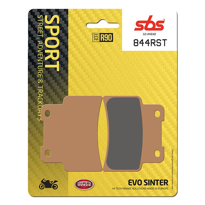 Pastilhas de Travão Frente SBS 844RST Yamaha MT-125 / YZF-R125, Aprilia Shiver / RS e outras 1
