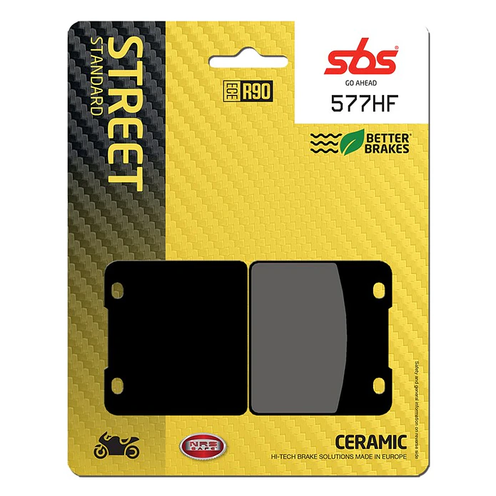 Pastilhas de Travão SBS 577HF Suzuki S50 Boulevard / S83 Boulevard / VS Intruder / GS e outras 1