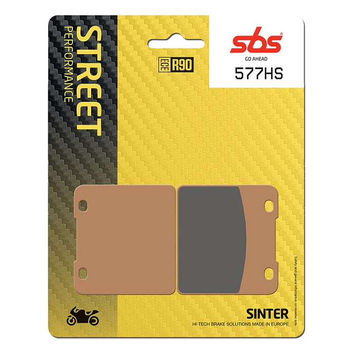 Pastilhas de Travão SBS 577HS Suzuki S50 Boulevard / VS Intruder / S83 Boulevard / GSX e outras 1