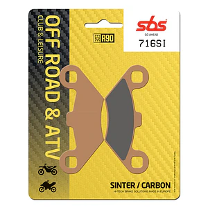 Pastilhas de Travão SBS 716SI Polaris Sportsman / Trail / Hawkeye