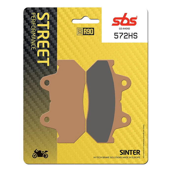 Pastilhas de Travão SBS 572HS Honda CB / VF / CX Euro / GL Gold / CBX / GL / NS / NSR e outras 1