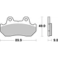 Pastilhas de Travão SBS 572HS Honda CB / VF / CX Euro / GL Gold / CBX / GL / NS / NSR e outras - Thumbnail 2