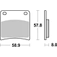 Pastilhas de Travão SBS 620HF Suzuki GSX / VX / GL Cavalcade - thumbnail 2