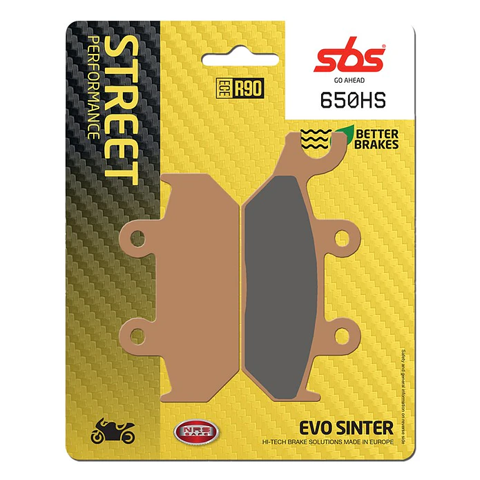 Pastilhas de Travão Frente SBS 650HS Yamaha XT / XTZ Tenere / Artesia 1
