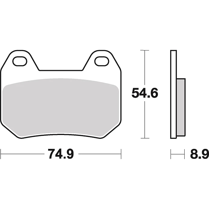 Pastilhas de Travão Trás SBS 746HF BMW R / K 2