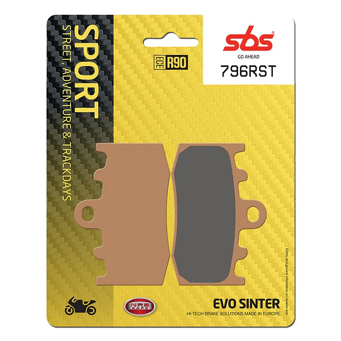 Pastilhas de Travão Frente SBS 796RST BMW R / K / HP2 Megamoto 1