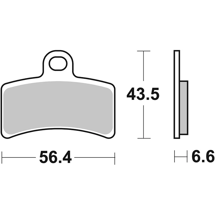 Pastilhas de Travão SBS 815HF GasGas EC / TXT Rookie / MC 65 / TXT 80 / Pampera e outras 2