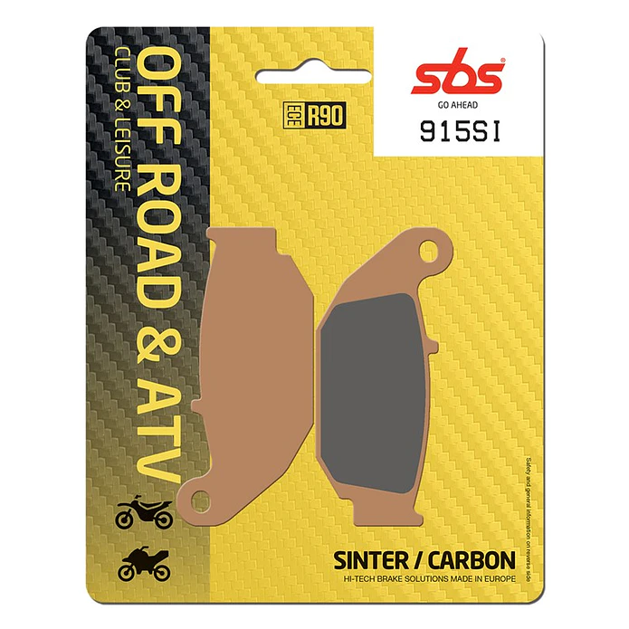 Pastilhas de Travão Trás SBS 915SI Honda CRF / CB / MSX / ST, Suzuki GSX-R / GSX-S e outras 1