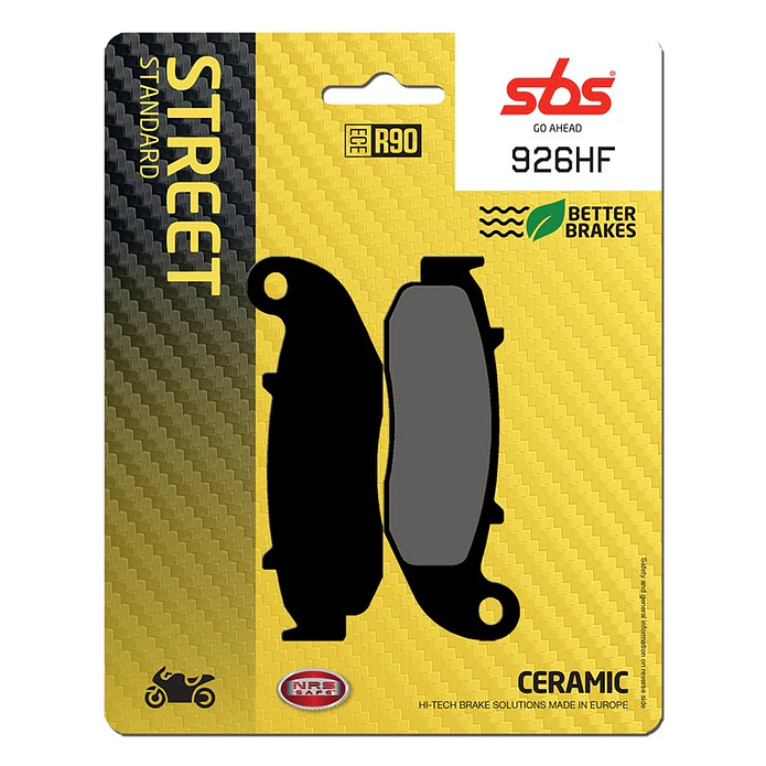 Pastilhas de Travão SBS 926HF Fantic TL / XE Competition / XE Performance / Caballero e outras 1