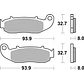 Pastilhas de Travão SBS 926HF Fantic TL / XE Competition / XE Performance / Caballero e outras - vignette 2