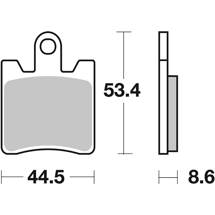 Pastilhas de Travão SBS 146MS Daelim Steezer / S3 Sporting / S3 / S / S from / S to e outras 2